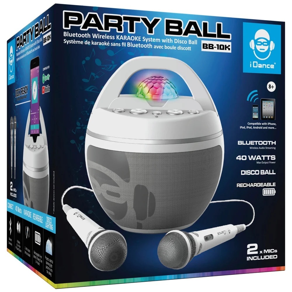 iDance Party Ball Karaoke System
